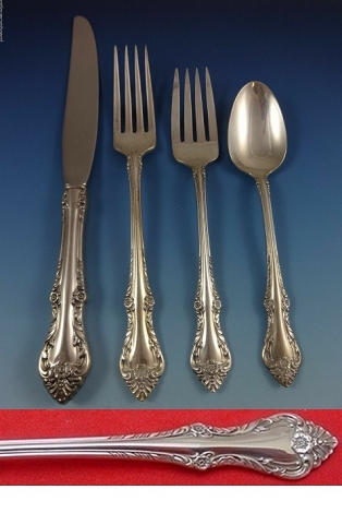 Melbourne by Oneida Sterling Silver Flatware Set For 8 Service 32 Pieces